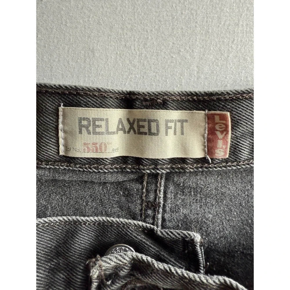 Levis 550 Black Relaxed Fit Jeans‎ 42x30